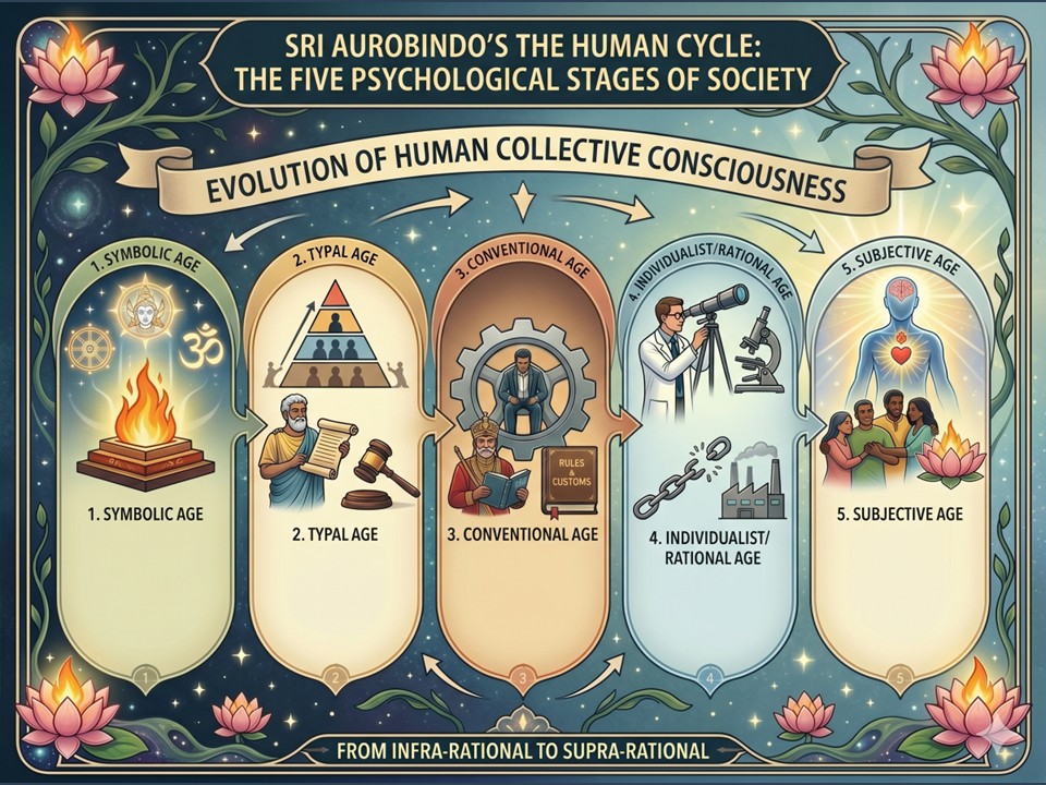 New Perspectives, The Human Cycle: The Five Psychological Stages of Society